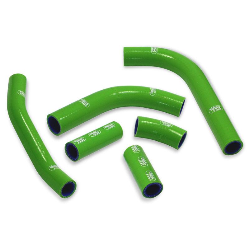 SAMCO HOSE KIT KAWASAKI KX450F 19-20 OEM, 6 PIECE KIT, GREEN, KAW-93 GN