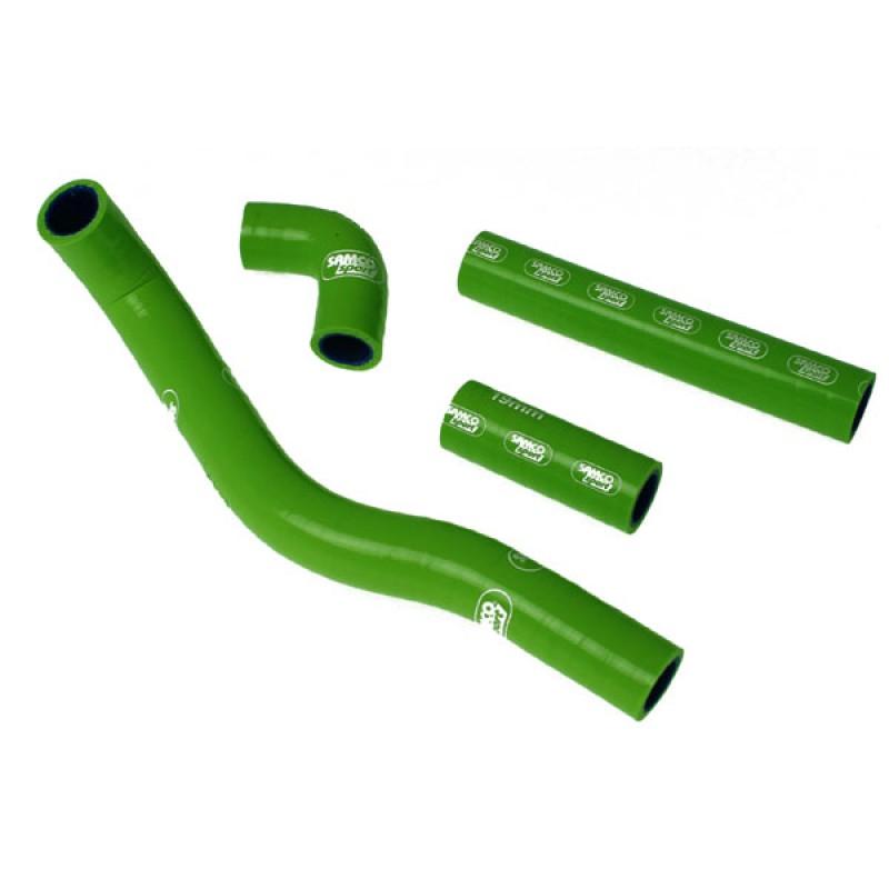 SAMCO HOSE KIT KAWASAKI KX500 1983-2004, 4 PIECE KIT, GREEN, KAW-28 GN