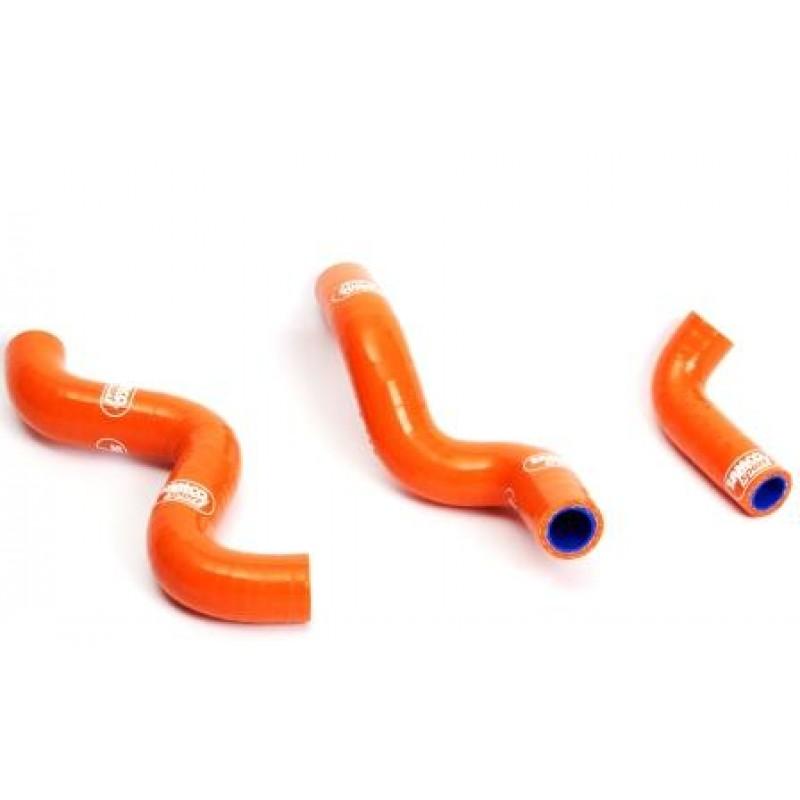 SAMCO HOSE KIT KTM 50 SX Up to 2008, 3 PIECE KIT, ORANGE, KTM-10 OR