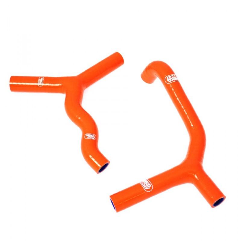 SAMCO HOSE KIT KTM 85SX 03-12, 105SX 04-11, 2 PIECE KIT, ORANGE, KTM-3 OR