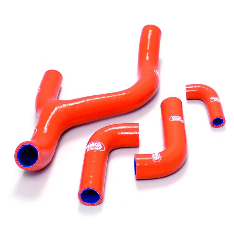 SAMCO HOSE KIT KTM 250 EXC-F 14-16, 350 12-16 Y' Race Design, 4 PIECE, ORANGE