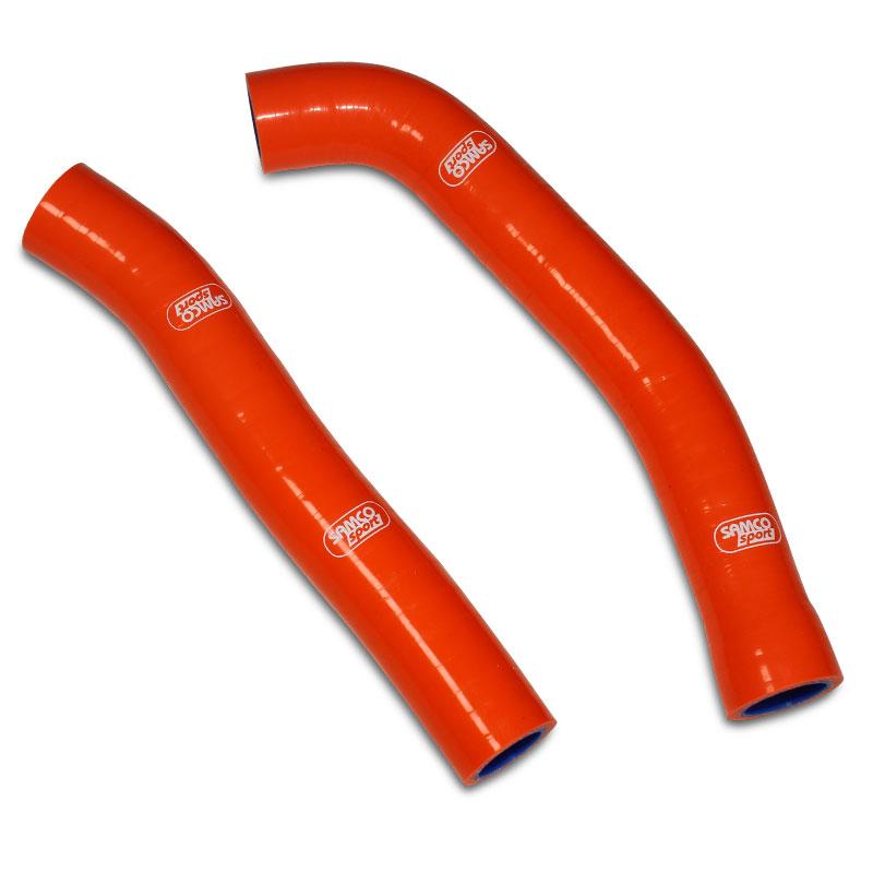 SAMCO HOSE KIT KTM 250 FREERIDE 18-20, 2 PIECE KIT, ORANGE, KTM-100 OR
