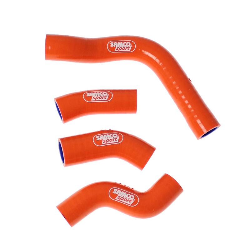 SAMCO HOSE KIT KTM 250 SX-F 13-15, 350 11-15 OEM Design, 4 PIECE KIT, ORANGE
