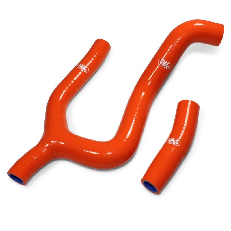 SAMCO HOSE KIT KTM 250 SX-F 19-21 Y Piece Race Design, 2 PIECE KIT, ORANGE
