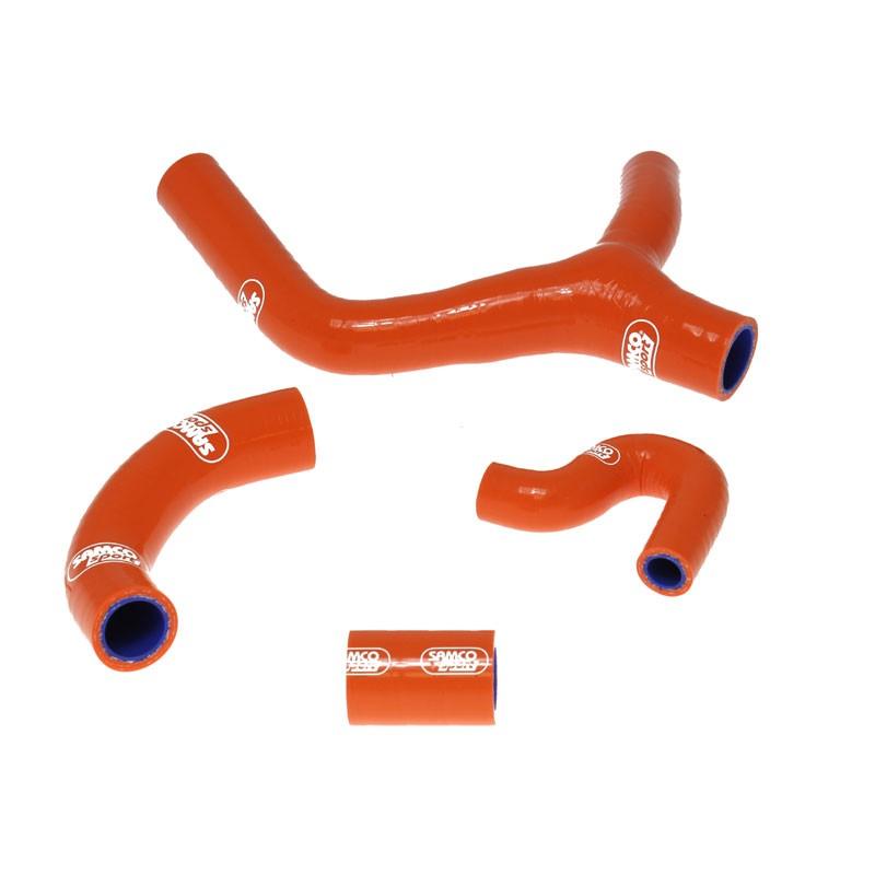 SAMCO HOSE KIT KTM 400-530 08-11, 4 PIECE KIT, ORANGE, KTM-22 OR