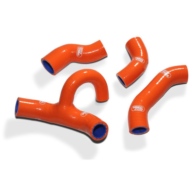 SAMCO HOSE KIT KTM 450/500 EXC 2020, OEM Design, 4 PIECE KIT, ORANGE, KTM-117 OR