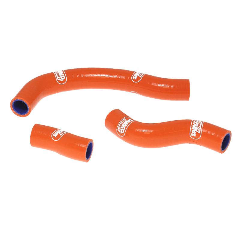 SAMCO HOSE KIT KTM 450 2011-2012, 3 PIECE KIT, ORANGE, KTM-40 OR