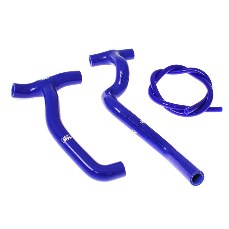 SAMCO HOSE KIT SHERCO 250/300 SE F-R 2013-2017, 3 PIECE KIT, BLUE, SHE-3 BU
