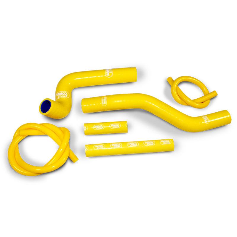 SAMCO HOSE KIT SUZUKI RM 125 01-12, 6 PIECE KIT, YELLOW, SUZ-12 YE
