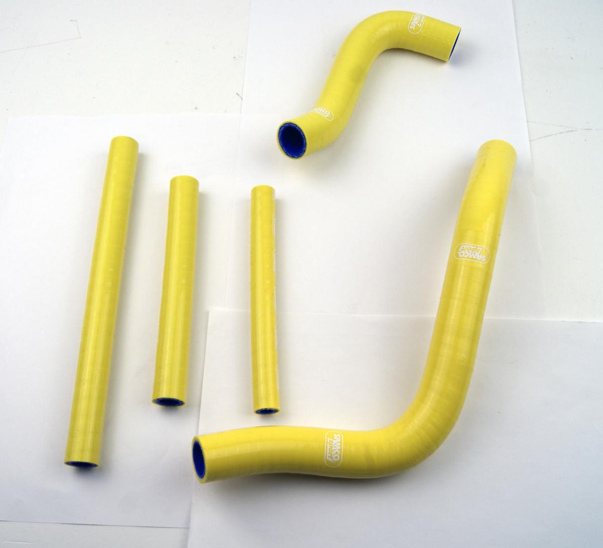 SAMCO HOSE KIT SUZUKI RM 250 1996-2000, 5 PIECE KIT, YELLOW, SUZ-57 YE