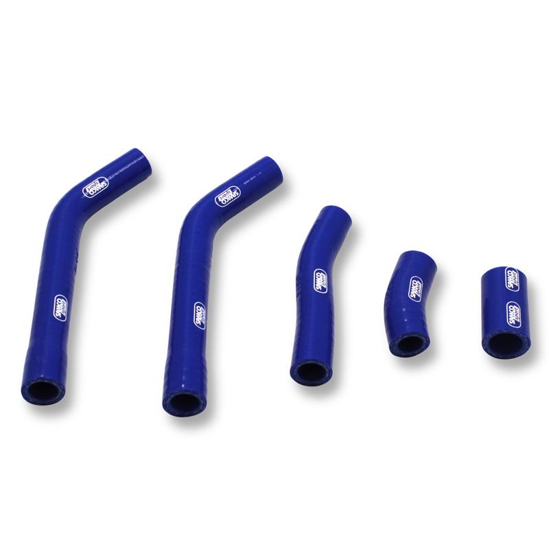 SAMCO HOSE KIT YAMAHA YZ125 1989-1992, 5 PIECE KIT, BLUE, YAM-74 BU