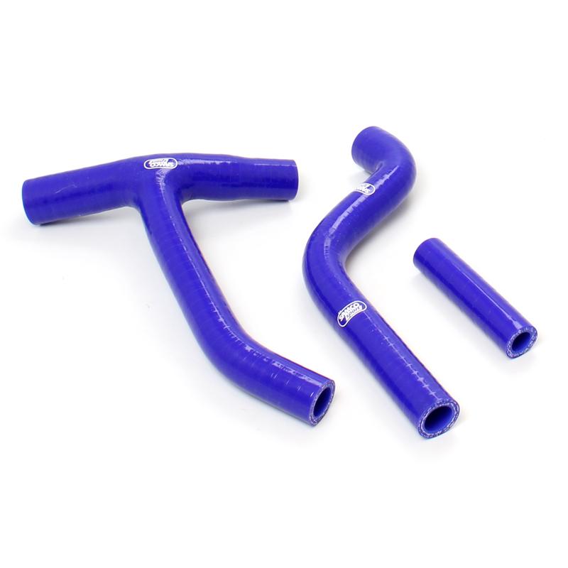 SAMCO HOSE KIT YAMAHA YZ250F 10-13 Y' Piece Race Design, 3 PIECE KIT, BLUE