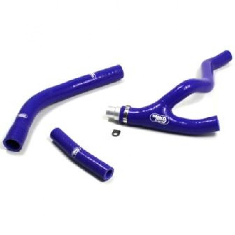 SAMCO HOSE KIT YAMAHA YZ450F 14-17, Y' Piece Race Design, 4 PIECE KIT, BLUE