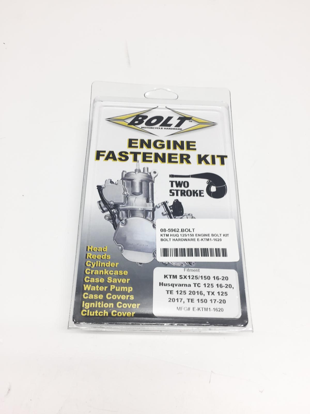KTM HUQ/KTM 125/150 16-20 ENGINE BOLT KIT, BOLT HARDWARE E-KTM1-1620