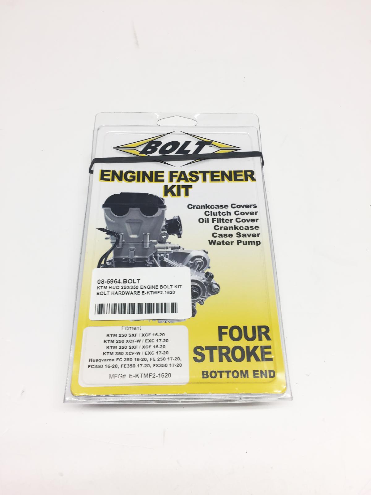 KTM HUQ/KTM 250/350 16-20 ENGINE BOLT KIT, BOLT HARDWARE E-KTMF2-1620