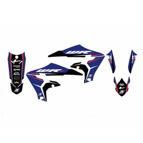 YAMAHA WR-F250 2020-2023, WR-F450 2019-2023, TANK / FENDER DECAL SET