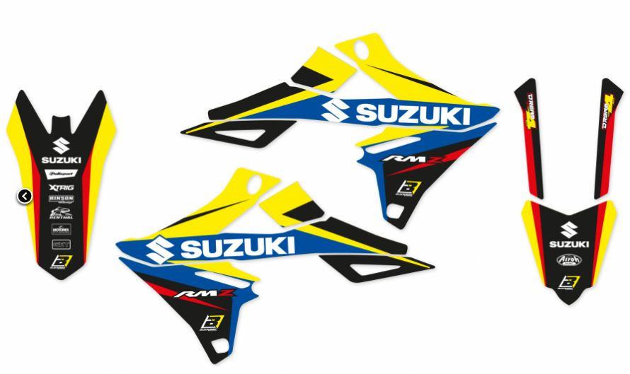 SUZUKI RM-Z250 2019-2024, RM-Z450 2018-2024, DREAM 4 DECAL KIT
