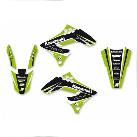 KAWASAKI KX-F450 2009-2011, DREAM 4 DECAL KIT