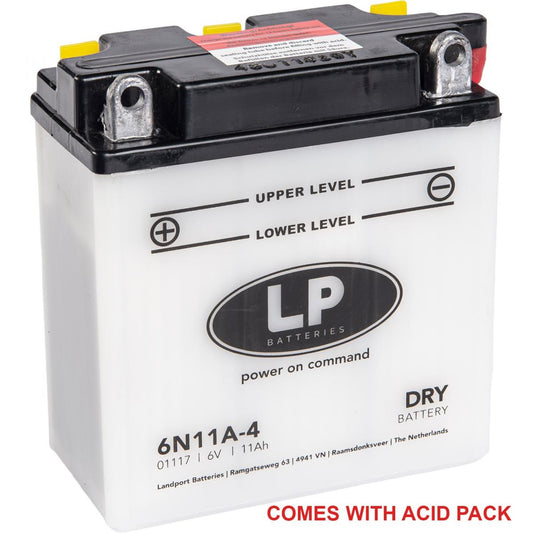 BATTERY 6N11A-4 6V 11AH