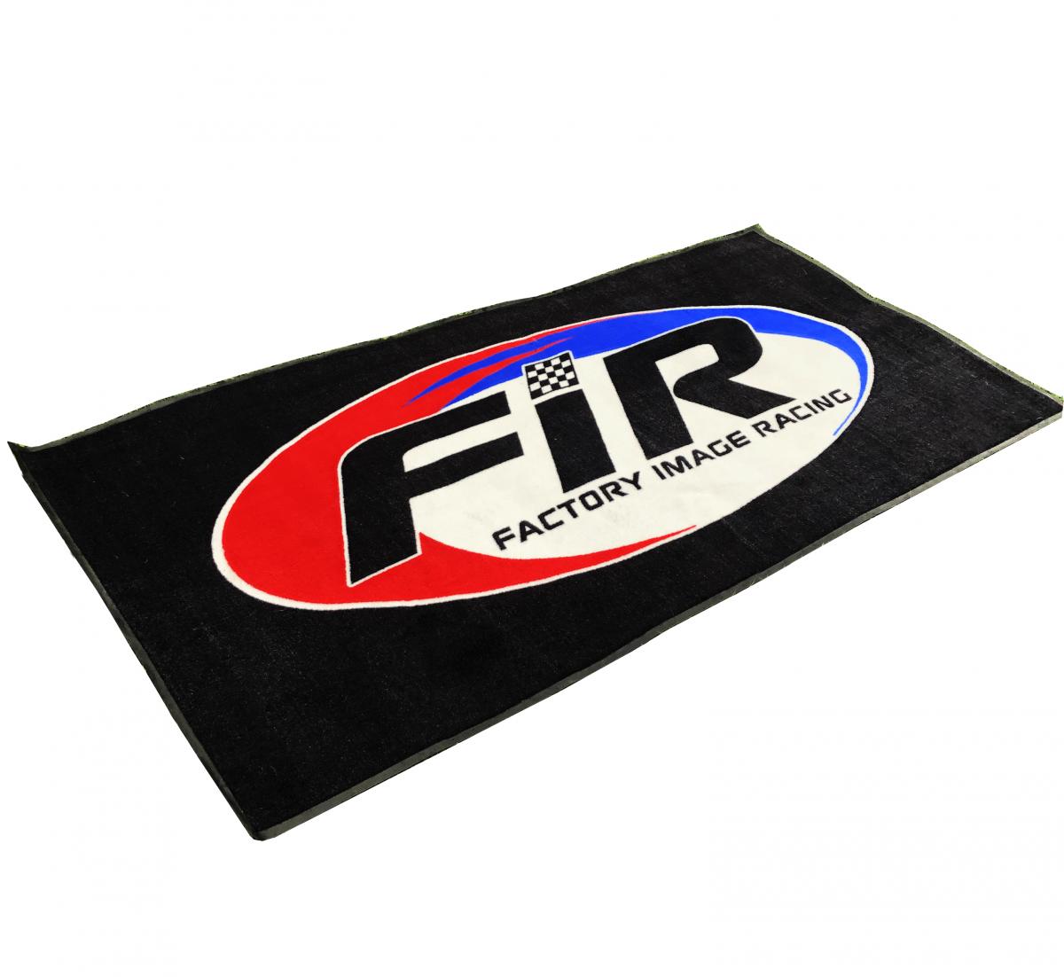 HEAVY DUTY 1mx2m PIT MAT FIR LOGO, RUBBER BACK WITH EDGE