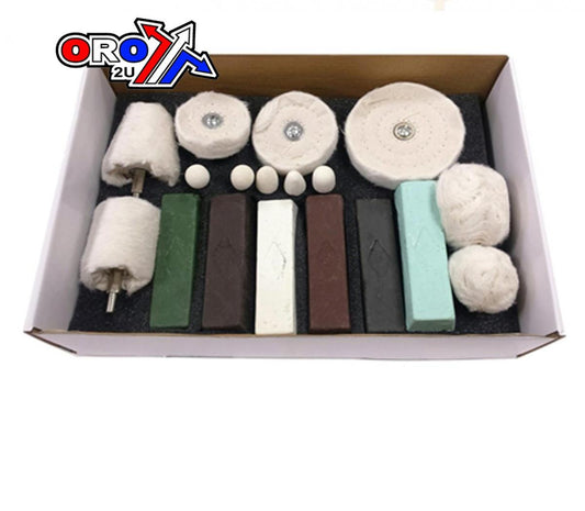 18Pc DELUXE POLISHING KIT, Polishing Set, KDPPW163